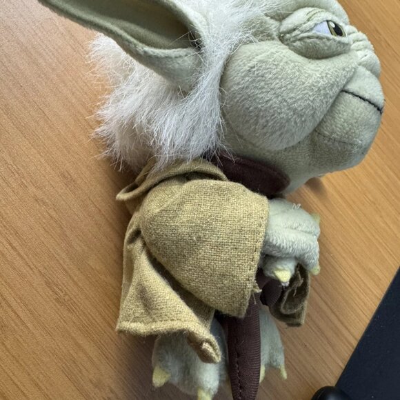 Star Wars Big Head Old Yoda 7 inch stuffed plush  RARE - Picture 3 of 4